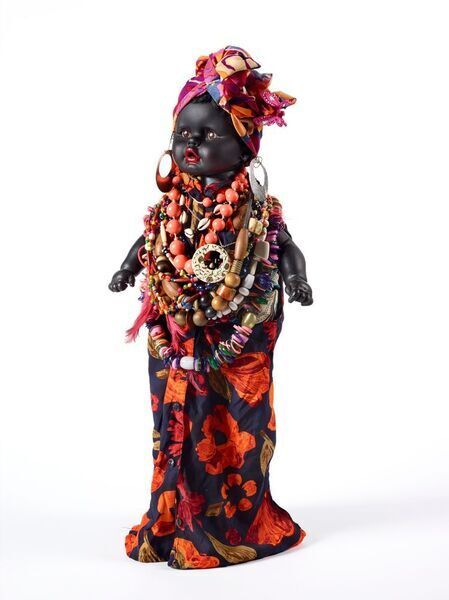 Download the full-sized image of Voodoo Doll Decorated by Carmen Rupe