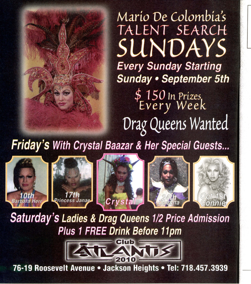 Download the full-sized PDF of "Talent Search Sundays" at Atlantis Club