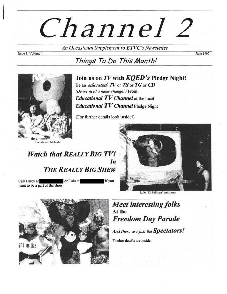 Download the full-sized PDF of Channel 2 Vol. 1, Issue 1