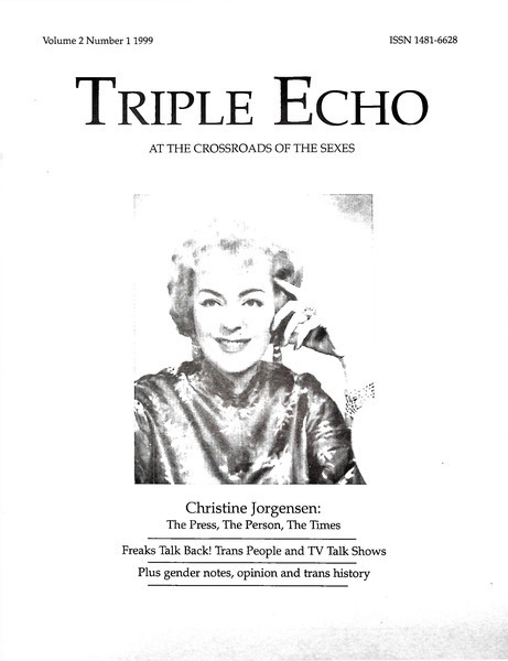 Download the full-sized image of Triple Echo, Vol. 2 No. 1