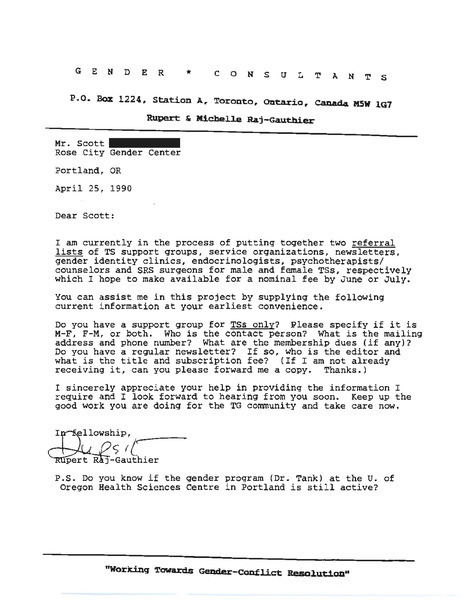 Download the full-sized image of Letter from Rupert Raj to Scott (April 25, 1990)