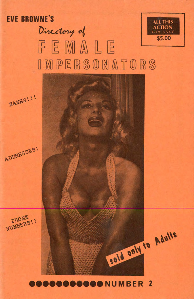 Download the full-sized PDF of Eve Browne’s Directory of Female Impersonators – Number 2